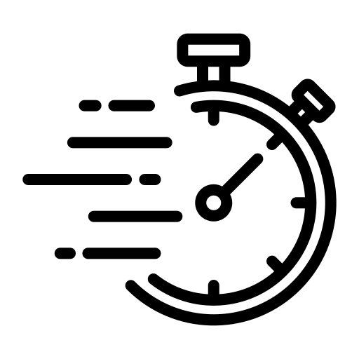 A person runs with a relay baton, reaching out to pass it to another runner, symbolizing teamwork and collaboration—much like scaffolders working together on domestic scaffolding projects. Both figures are depicted as simple black silhouettes.
